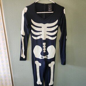 Leg Avenue Women's Glow in The Dark Skeleton Bodysuit Halloween Costume Size S/P